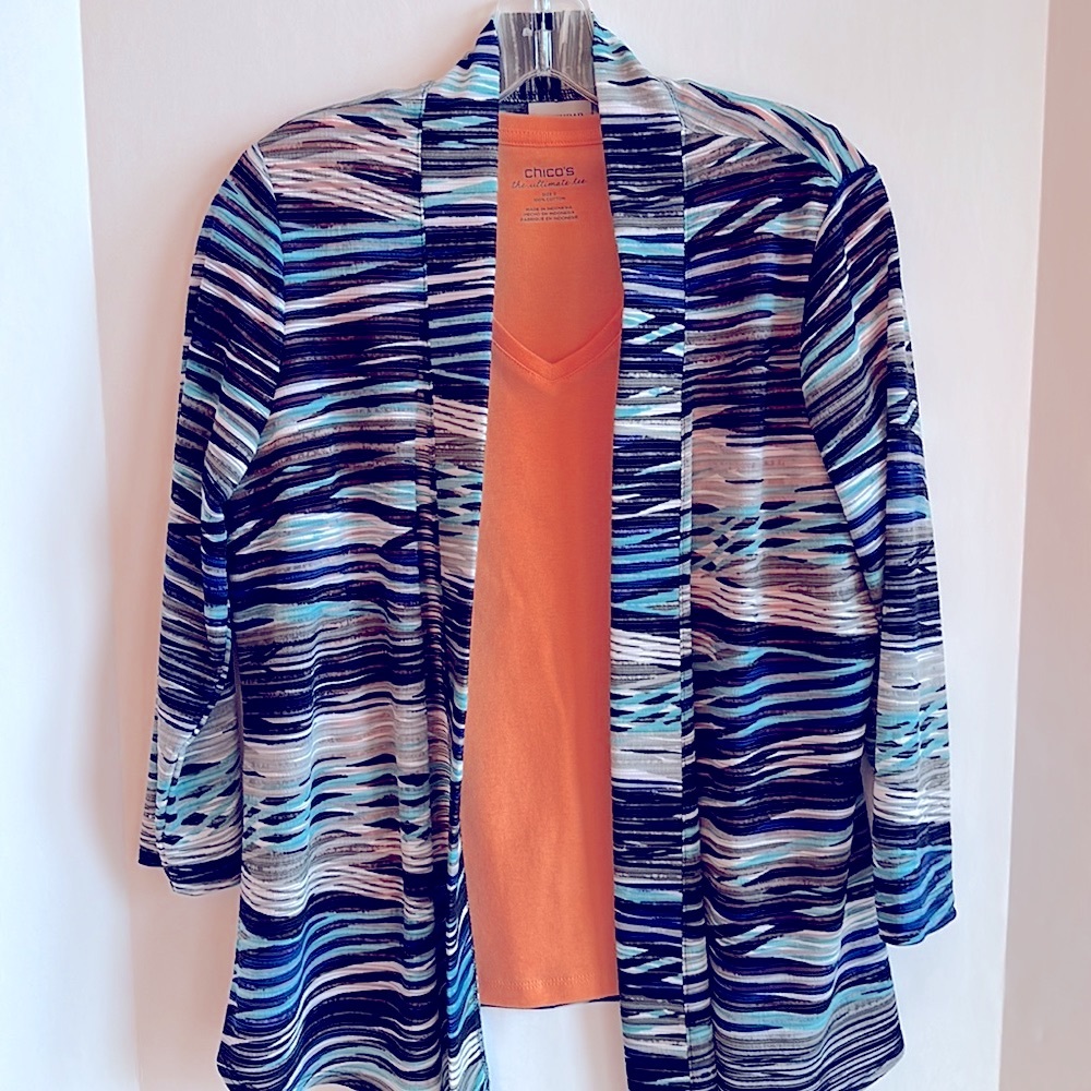 EASYWEAR BY CHICO’S SZ 1  (8) - Picture 3 of 6